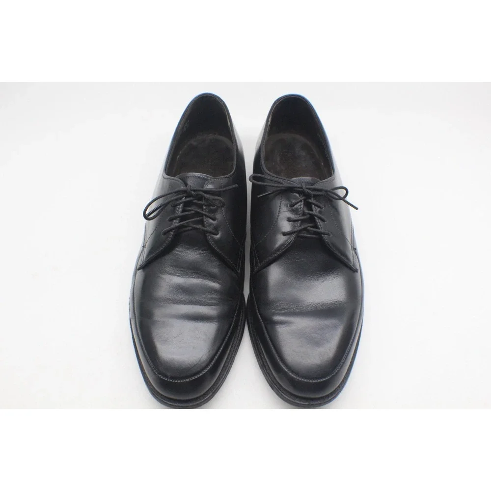 Keith Highlanders 912 Apron Toe Oxford Dress Shoes Men's 10 EEE Black Leather